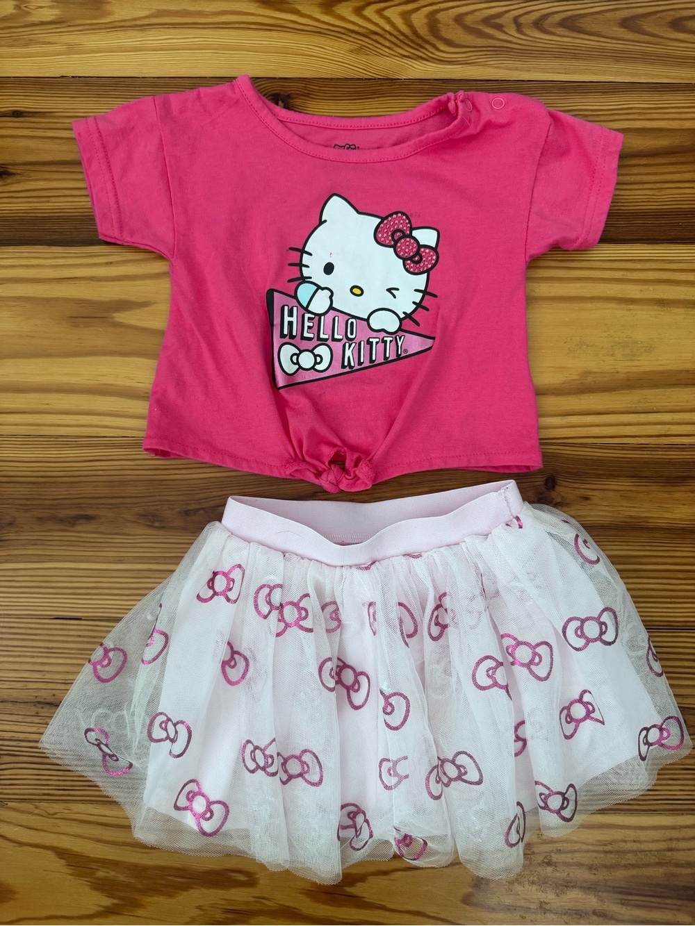 Girls Hello Kitty 24 Month Pink Tutu Skirt Set